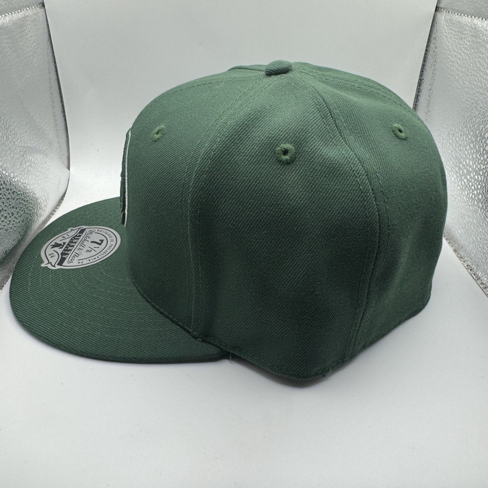 Mitchell & Ness New York Yankees Green Fitted Cap 7 1/2‎ MLB Embroidered Hat - Picture 2 of 5